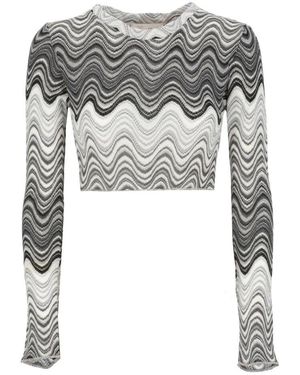 Mc2 Saint Barth Graues Sea Wave Muster Top