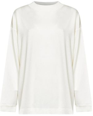 KHAITE Round-Neck Knitwear - Bianco