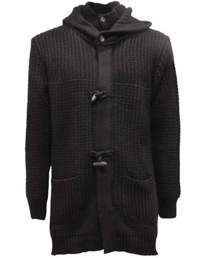 Imperial Truien & Vesten ,Zwart ,Wol Wollen Blend Cardigan Jas Trui