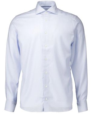 Eton Langarmhemd - Blau