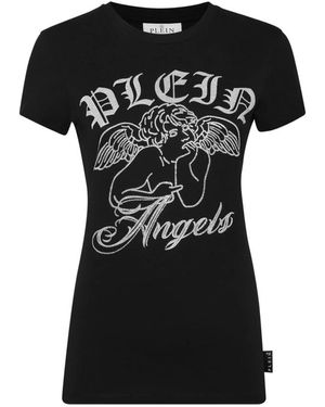 Philipp Plein Tops > t-shirts - Noir