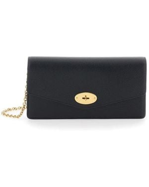 Mulberry Tassen ,Zwart ,Leer Darley Clutch - Blauw
