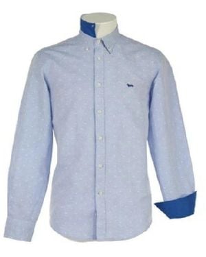 Harmont & Blaine Casual Overhemden - Blauw