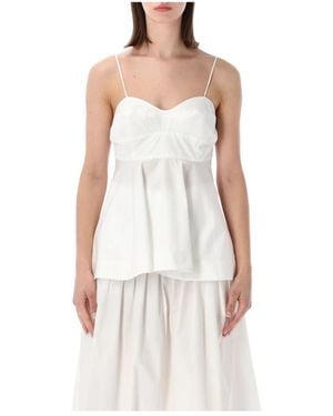 Rohe Tops ,Wit ,Katoen Bustier Top