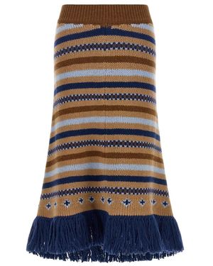 Alanui Midi Skirts - Bleu