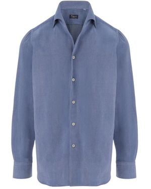 Finamore 1925 Casual Shirts - Blue