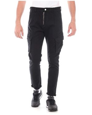 Daniele Alessandrini Slim-Fit Trousers - Black