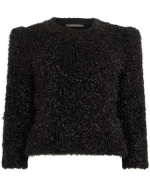 Alberta Ferretti Round-Neck Knitwear - Nero