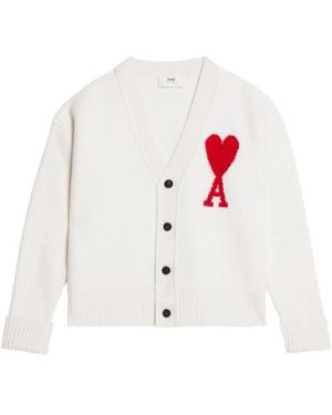 Ami Paris Cardigans - White