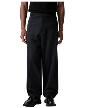 Fred Perry Wide Trousers - Nero