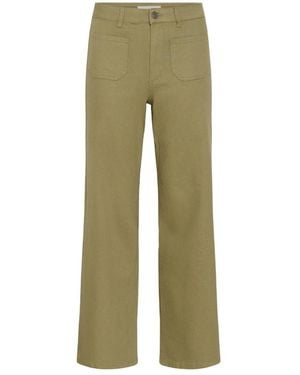 Kaffe Straight Jeans - Verde