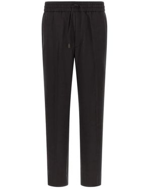 Brioni Broeken ,Bruin ,Katoen Asolo Broek - Zwart