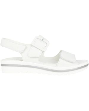 Waldläufer Flat Sandals - Blanco