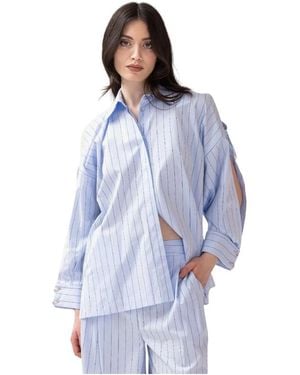 Erika Cavallini Semi Couture Shirts - Blue