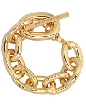 Rabanne Accessoires ,Geel ,Xl Schakelarmband - Metallic