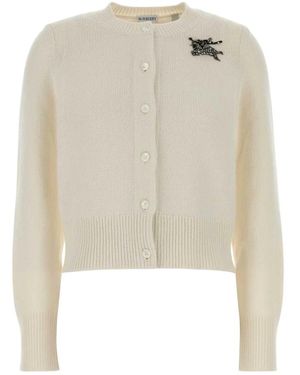 Burberry Knight Cardigan - Wit