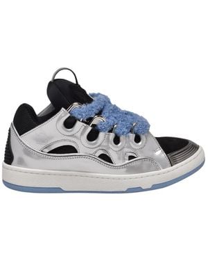 Lanvin Curb Metal Sneakers - Blau