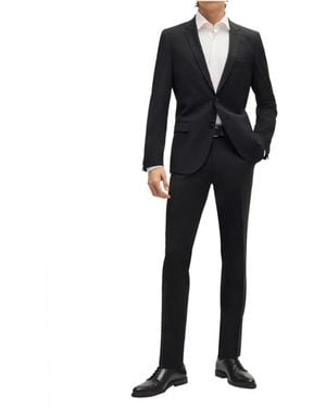 HUGO Single Breasted Suits - Nero