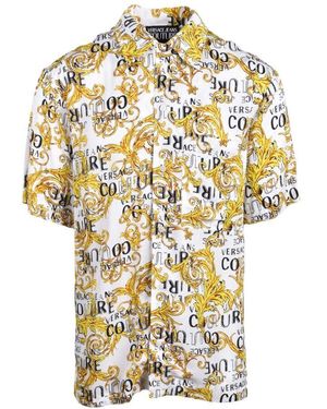 Versace Jeans Couture Viskose hemd - Mettallic