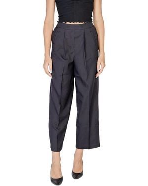 Ichi Wide Trousers - Blue
