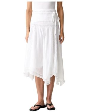 Zadig & Voltaire Jetro Asymmetrischer Rock - Weiß