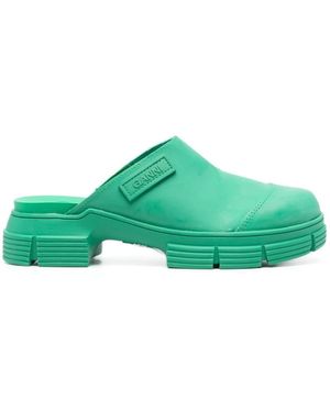 Ganni Clogs - Verde
