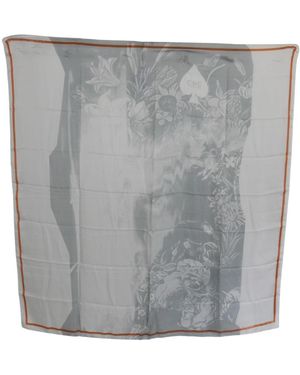 CoSTUME NATIONAL Zijden Foulard - Grijs