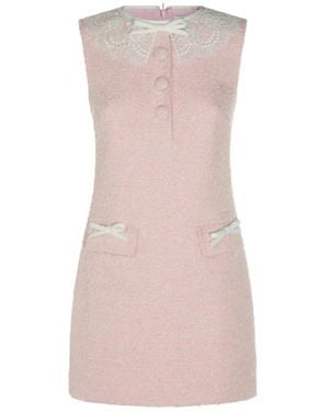 Self-Portrait Short Dresses - Pink