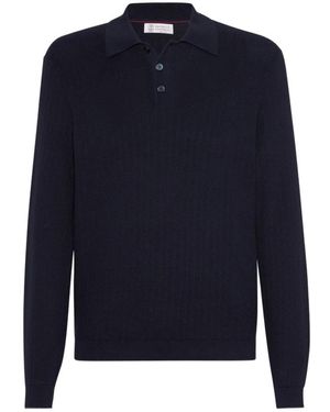 Brunello Cucinelli Polo Shirts - Blue