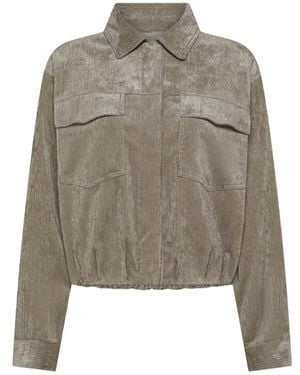 Seventy Moderne Jacke Hemd - Grün