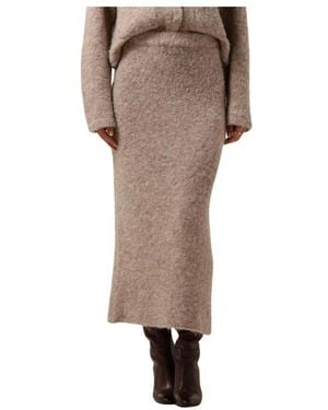 Moves Midi Skirts - Naturel