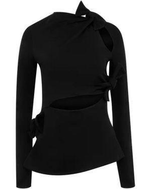 Acne Studios Long Sleeve T-Shirts - Black