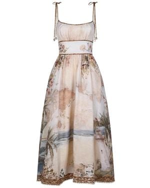 Zimmermann Mahon Picnic Jurk - Naturel