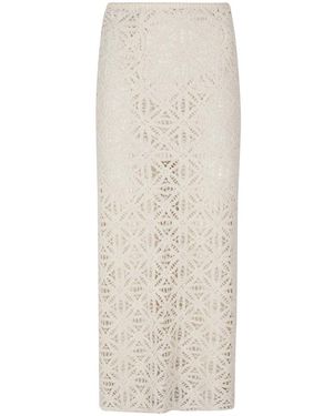 Sabina Musayev Midi Skirts - Natural