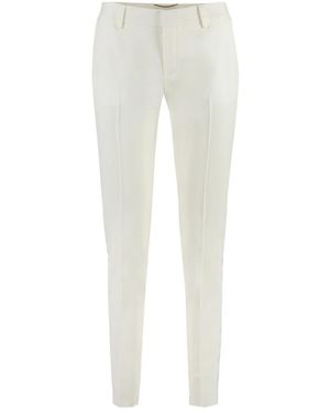 Saint Laurent Slim-Fit Trousers - Blanco