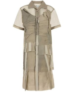 Maison Margiela Shirt Dresses - Natural