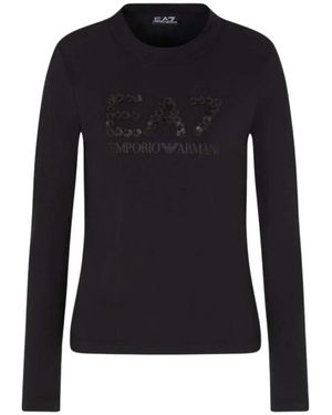 EA7 Long Sleeve Tops - Azul