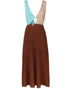 Akep Midi Dresses - Brown