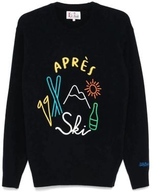 Mc2 Saint Barth Round-Neck Knitwear - Blu