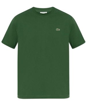 Lacoste T-shirt mit logo-patch - Grün