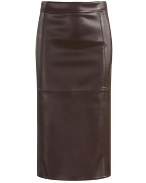 Max Mara Smmcrisma Midi Rok - Bruin
