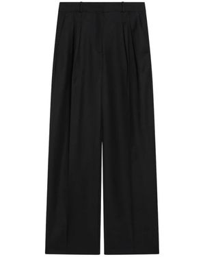 Loulou de Saison Broeken ,Zwart ,Wol Sbiru Broek
