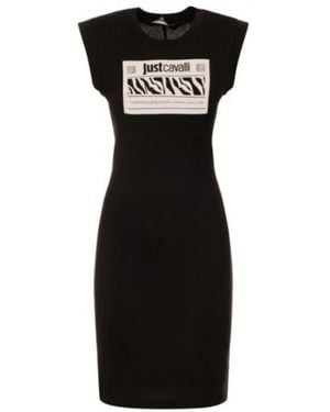 Just Cavalli Short Dresses - Black