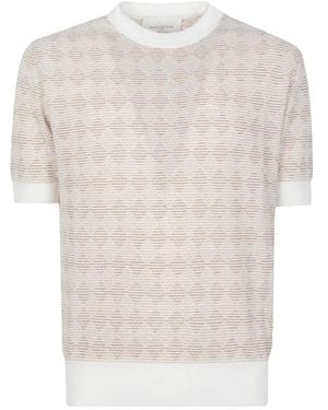 Ballantyne Round-Neck Knitwear - Bianco