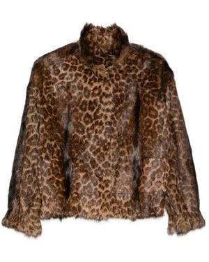 Salvatore Santoro Faux Fur & Shearling Jackets - Brown