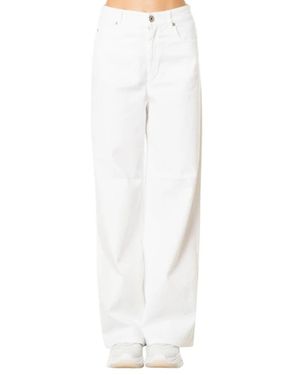 Weekend by Maxmara Straight Jeans - Blanco