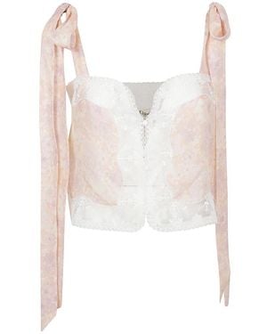 Chloé Sleeveless Tops - Blanco