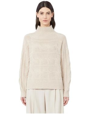 Max Mara Turtlenecks - Natural
