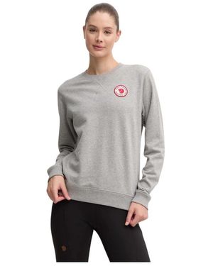 Fjallraven Hoodies & Sweatvesten ,Grijs ,Round-Neck Truien