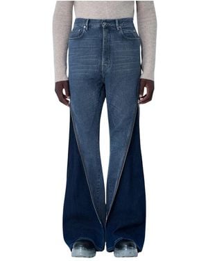 Rick Owens Wide Jeans - Blu